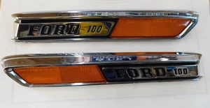 New Repro. 1968 - 1972 Ford Truck Pickup Hood Side Emblems F100 1969 1970 1971 - Bild 1 von 8