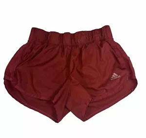 Women's Adidas Stella McCartney Maroon 3" Athletic climacool Shorts Size Medium - Picture 1 of 9