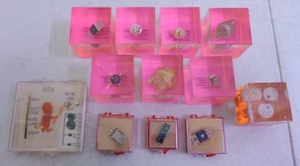 Vintage 1970s Texas Instruments Component Demo Display in Lucite + SATAN Project - Picture 1 of 7