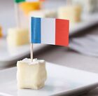 100 mini-dentifteurs drapeau français 2,5''