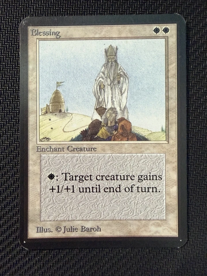 Blessing Alpha Edition LP MTG Magic the Gathering - Image 1 of 2