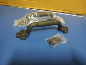 2 Each Cast Iron Door Handle Rustic Heavy Duty Garden Gate Shed Barn Pull 9 inch - Picture 1 of 4