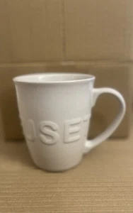 Le Creuset Steingut extra großes Logo 580 ml Kaffeebecher - Baiser - Bild 1 von 4
