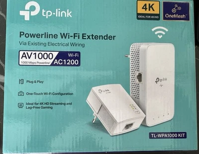TP Link Wi-Fi Extender (TL-WPA1000 Kit) - Immagine 1 di 4