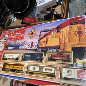 Vintage 1996 SHOPRITE EXPRESS ELECTRIC HO SCALE TRAIN SET / New in Sealed Box - Bild 1 von 9