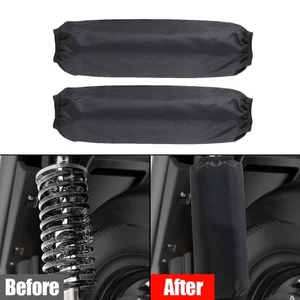 2pcs Motorcycle Rear Shock Absorber Suspension Protector Cover 27/35cm - Picture 1 of 11