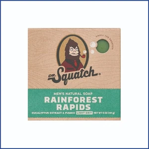 Jabón Dr. Squatch Painforest Rapids grano ligero 5 oz - Imagen 1 de 12