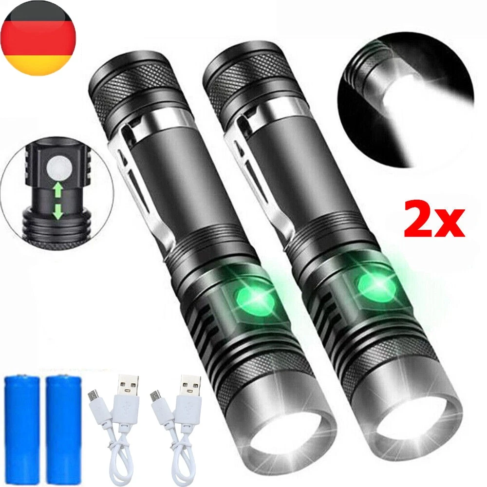 DRAPER 81121 T6 LED Taschenlampe – 800 Lumen, 3 Lichtmodi, Für 9 AA Batterien