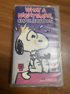 Quel cauchemar, Charlie Brown (VHS, 1988) - Photo 1/4