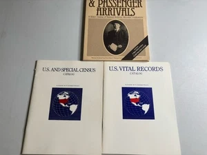 LOT US Immigrant Census Record Paperbacks Catalog Passenger Arrivals Genealogy - Imagen 1 de 4