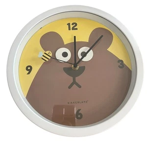 Kikkerland Wall-Hanging Googly-Eyed Bear and Bee Clock - Picture 1 of 6