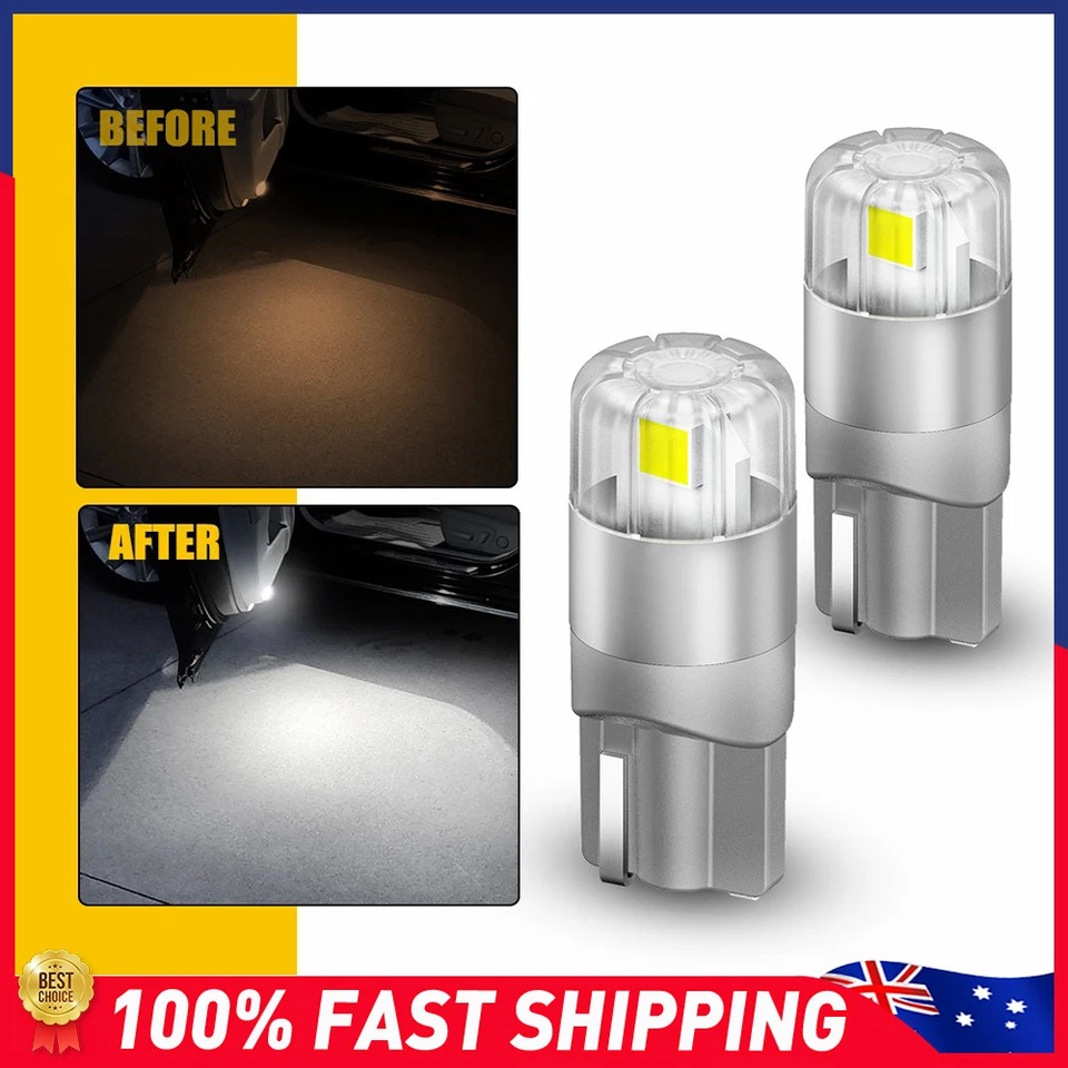 2x T10 194 LED AUXITO parker Interior light Number Light Plate Globes 6000K