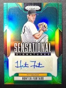 Panini Prizm 2025 - Hunter Furtado #SS-HF Green Sensational Signatures Pirates - Imagen 1 de 2
