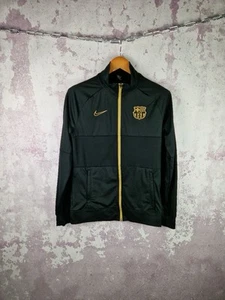 Giacca calcio vintage Nike Barcelona uomo manica lunga calcio nero taglia M - Foto 1 di 7