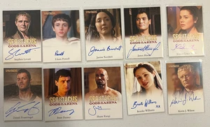 Rittenhouse Spartacus Autogramm Auto Karte Lot 10 Rangi Williams etc Lot #3 - Bild 1 von 2