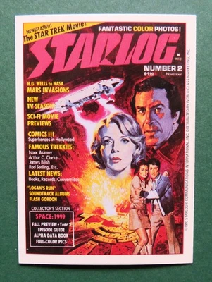 1993 STARLOG Magazine Covers cartão comercial #5: SPACE 1999 - Imagem 1 de 2