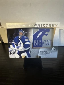 2021-22 Upper Deck SP Game Used - Embroidered in History Andrei Vasilevskiy #16 - Picture 1 of 2