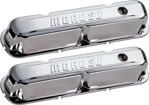 Moroso Tall Design Chrome Valve Covers; Mopar Small Block - Picture 1 of 1