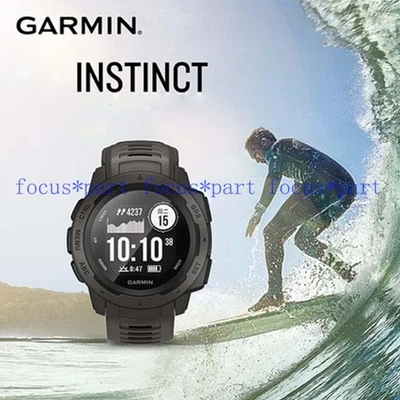 Garmin Instinct Men's Running Watch - Graphite -  Black Rugged GPS Full Watch - Image 1 of 4