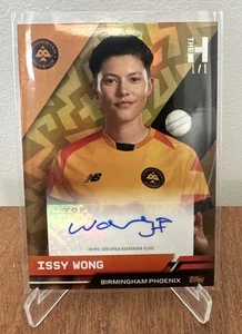 Topps the Hundred 2023 Issy Wong 1/1 Gold Auto Birmingham Phoenix - Bild 1 von 2