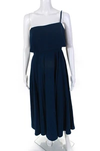 Vestido plisado con volantes de un hombro azul talla 2 12241266 de Jill Jill Stuart para mujer - Imagen 1 de 8