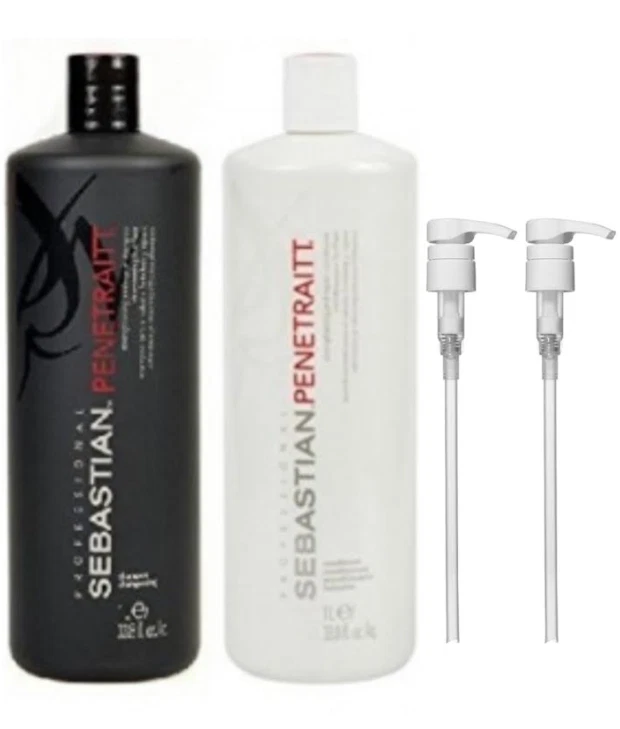 Sebastian Penetraitt Shampoo and Conditioner 33.8oz with pumps -free shipping - Image 1 of 1