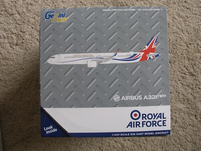 GEMINIJETS GEMINI JETS 1:400 - ROYAL AIR FORCE- AIRBUS A321 NEO look at my feedback recieve
