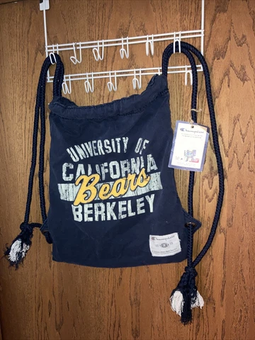 Vintage Champion Embroidered Cal Berkeley Bears Fieldhouse Collection Backpack Cover
