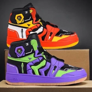 Custom AJ1 Evangelion Unit1-2 anime sneaker artwork shoes size EU44/US11M - Picture 1 of 9