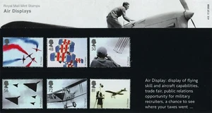MINT 2008 GB AIR DISPLAYS AVIATION STAMP PACK - Picture 1 of 1