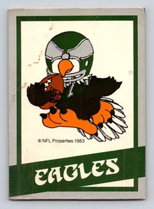 Scheda calcio squadra 1983 NFL Properties AVON Huddles PHILADELPHIA EAGLES - Foto 1 di 2