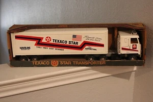 Vintage ERTL TEXACO STAR TRANSPORTER Steel Semi Truck Bignotti-Cotter Racing - Picture 1 of 8