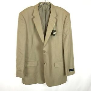 NWT Mens Size 48 Long 48L Joseph & Feiss Solid Color Herringbone Blazer Jacket