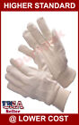 36 paires de gants de travail en toile de coton pour hommes taille intérieur extérieur protection des mains