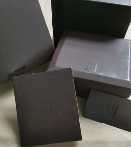 Alfred Dunhill Complete kit watch box booklet-warranty card blank for any models - Picture 1 of 12