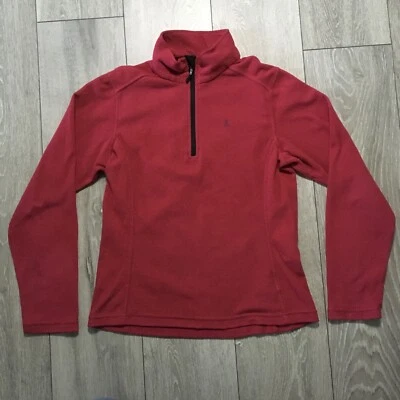 Sudadera Musto UK 12 Mujer Rosa Vellón 1/4 Cremallera Polartec Senderismo Aire Libre Foto 1 de 4