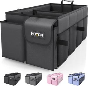 Trunk Organizer for Car - Car Organizer, Foldable Trunk Organizer for Suvs & Sed - Picture 1 of 12