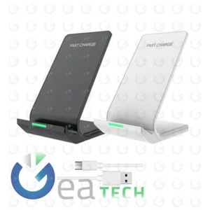Rovi Wireless Charger Stand Caricabatterie Fast 15W Q20 mit Kabel Ab 1mt Elegant - Bild 1 von 3