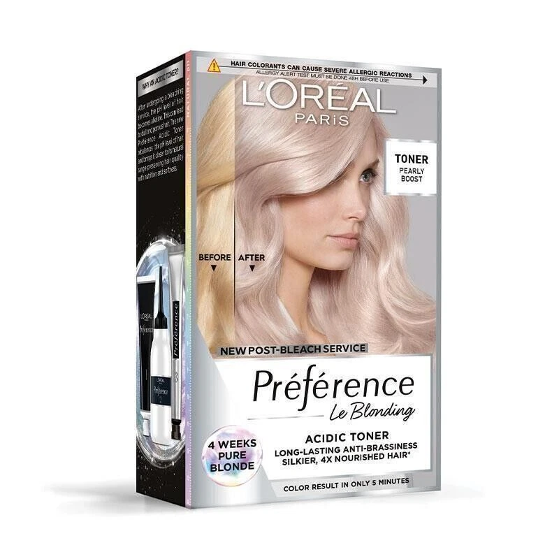 L'Oreal Paris Preference Toner Perlato Boost 4 Settimane di Anti Ottone Nutriente - Immagine 1 di 1