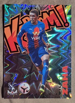 Kaboom  Wilfried Zaha 2020-21 Panini Prizm English Premier League EPL #7 SSP  - Image 1 of 4