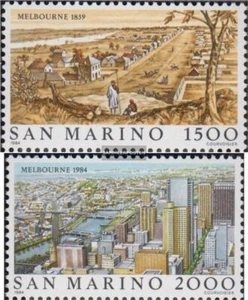 San Marino 1301-1302 (complete issue) unmounted mint / never hinged 1984 Weltstä - Picture 1 of 1