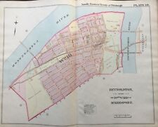 1900 McKEESPORT, PITTSBURGH PENNSYLVANIA REYNOLDTON G.M. HOPKINS ATLAS MAP