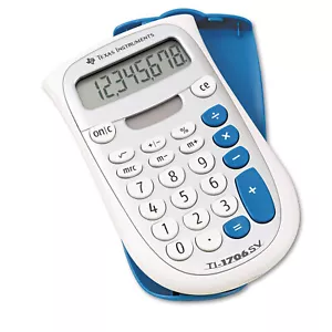 Texas Instruments TI-1706SV Handheld Pocket Calculator 8-Digit LCD TI1706SV - Picture 1 of 2