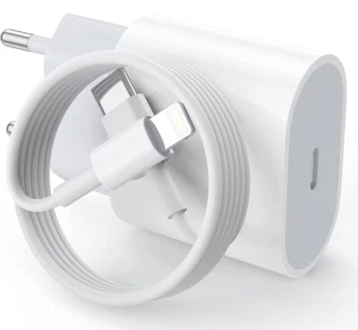 Caricatore iPhone 20W ,Caricabatterie Rapido con 2M cavo USB‑C a Lightning ,Powe - Immagine 1 di 4