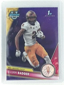 Elijhah Badger 2023 Bowman Chrome Purple Shimmer #11 - Arizona State Sun Devils - Bild 1 von 2