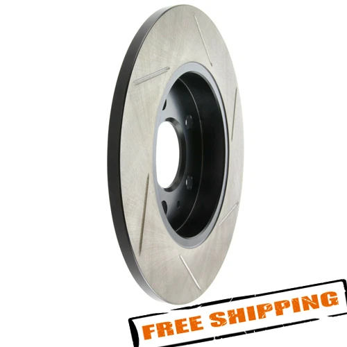 StopTech 126.33097SR Sport Slotted Rear Brake Rotor for 05-09 Audi A4 Quattro — 第 1/4 张图片