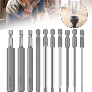 10Pcs Screwdriver Bit Set S2 Steel Allen Wrench Drill Bit Set Multiple·-·- - Picture 1 of 12