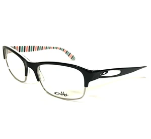 Oakley Eyeglasses Frames Irreverent OX1062-0152 Black Peppermint White 52-18-139 - Picture 1 of 9
