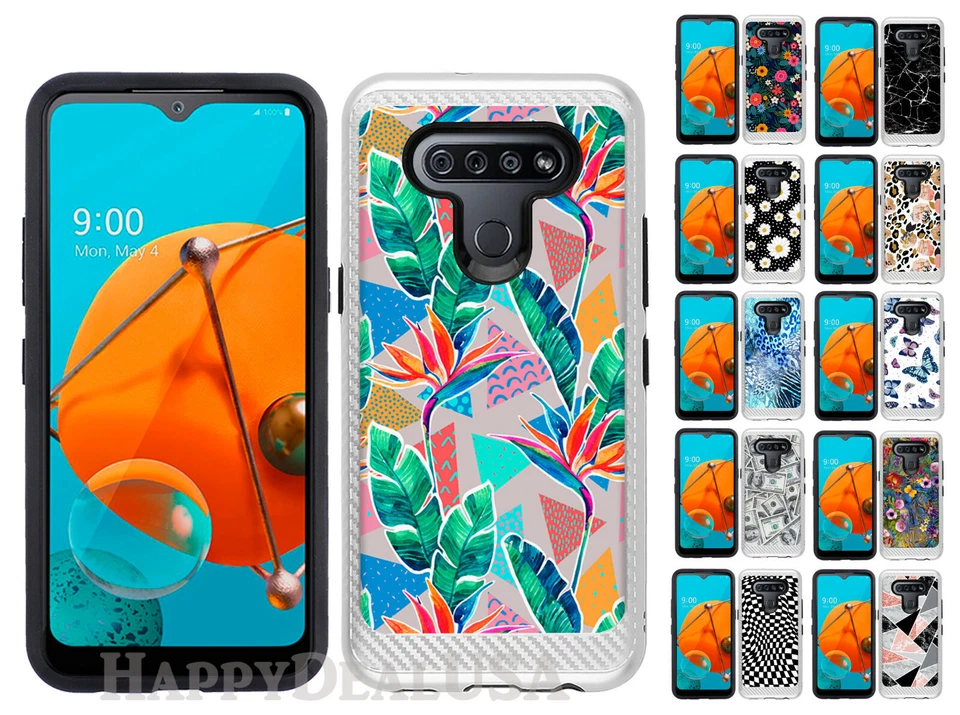 Funda Carcasa Diseño Resistente a Impactos Híbrida A Prueba de Golpes para LG K51 Foto 1 de 1