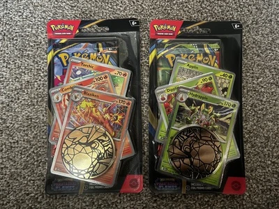 Pokémon TCG: Mega Evolution Phantasmal Flames Blister Pk Set Blaziken Hydrapple - Image 1 of 2